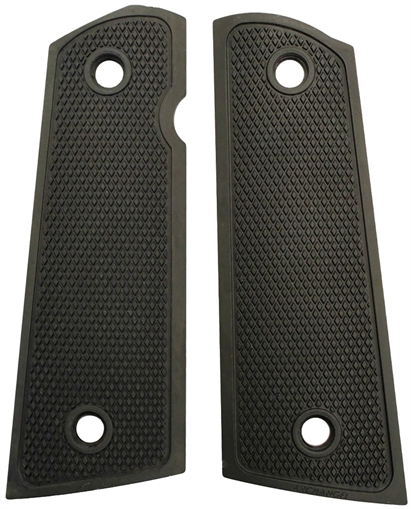 Archangel Grip Panels Made of Aluminum With Black Anodized Diamond Checkering Finish for 1911 Government AA107