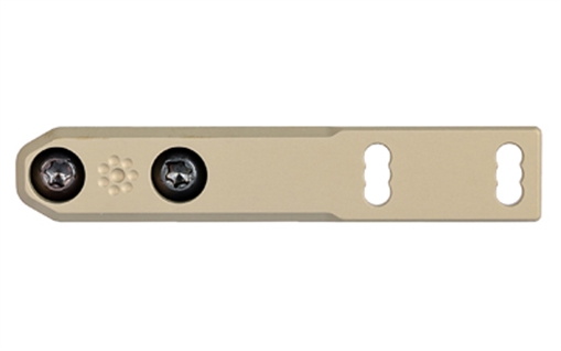 Arisaka Defense Light Mount, For SureFire Scout Light Weapon Lights, Fits MLOK, Anodized Finish, Tan ISM-M-TN
