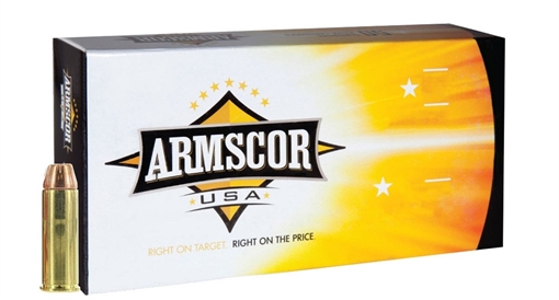 Armscor .44 Rem. Mag Pistol Ammo - 240 Grain Jacketed Hollow Point 20rd Box FAC44M-2N