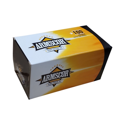 Armscor 9mm Value Pack Pistol Ammo - 124 Grain | Full Metal Jacket | 100rd Box 50445