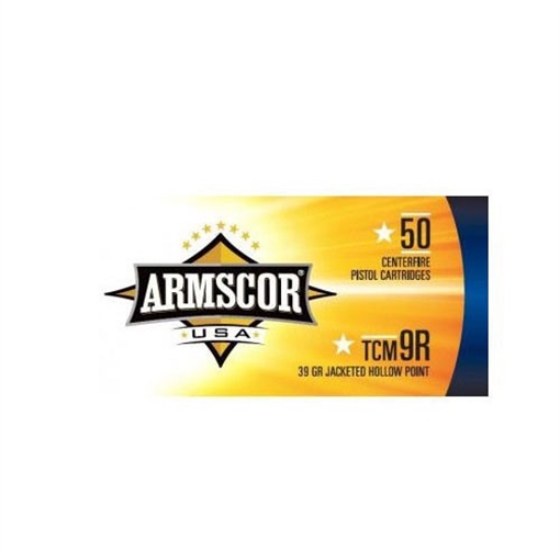 Armscor Handgun Ammunition 22TCM9R 39 gr JHP 2000 fps 50/ct FAC22TCMNR-1N