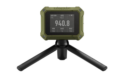 ATHLON Rangecraft Velocity PRO Radar Chronograph 2.4" Display, Green and Black w/Tripod