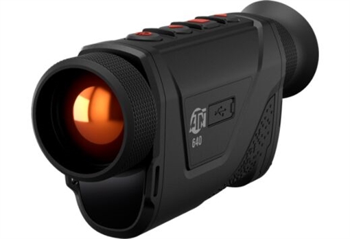 ATN Corp BlazeHunter Pro 635, Thermal Monocular with Laser Range Finder, 2.5-20X Magnification, 35mm Objective, 640x512 Sensor, Matte Finish, Black, Includes Battery, Charger, and Pouch TIMNBLH635LRF
