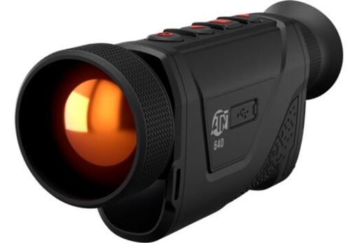 ATN Corp BlazeHunter Pro 650, Thermal Monocular with Laser Range Finder, 3-28X Magnification, 50mm Objective, 640x512 Sensor, Matte Finish, Black, Includes Battery, Charger, and Pouch TIMNBLH650LRF