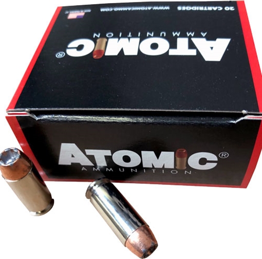 ATOMIC AMMUNITION 10MM 155GR BONDED JHP 20RD 10BX/CS 04867