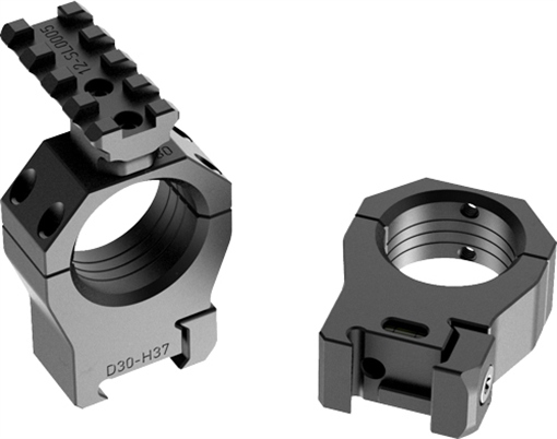 AUDERE SCOPE RINGS PSR 30MM GEN II HIGH BLACK PR0008A