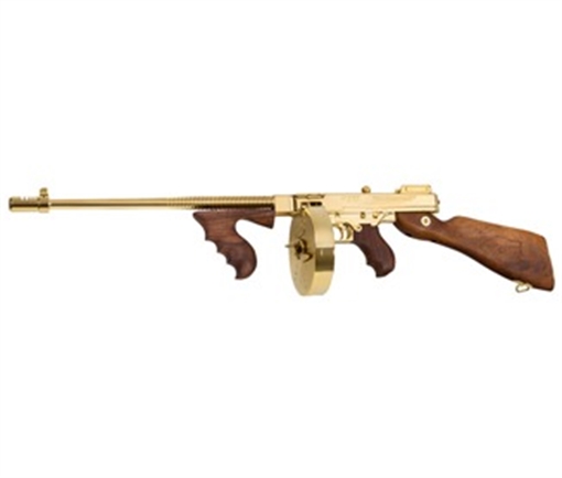 AUTO ORDNANCE 1927A-1 45ACP 50RD TITANIUM GOLD PLATE BLEM ZT150DTG
