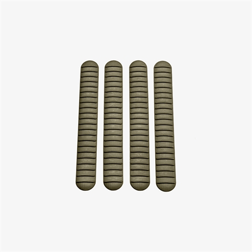 B5 Systems Rail Covers, 4 Pack, Fits M-LOK Rails, Matte, Olive Drab Green RCM-1260 RCM1260