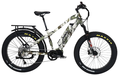 Bakcou E-bikes Mule Kings XK7 18" w/Stand Over Height of 29.50" Frame, Shimano Alivio Hill-Climbing 9 Speed Bafang M620 Ultra Motor, 35+ mph Speed BMKCB25