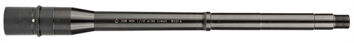 Ballistic Advantage Modern Series 308 Win 12.50" Threaded Tactical Government Profile, Carbine Length Gas Length, Black QPQ 4150 Chrome Moly Vanadium Steel, Fits AR-10 BABL308008M