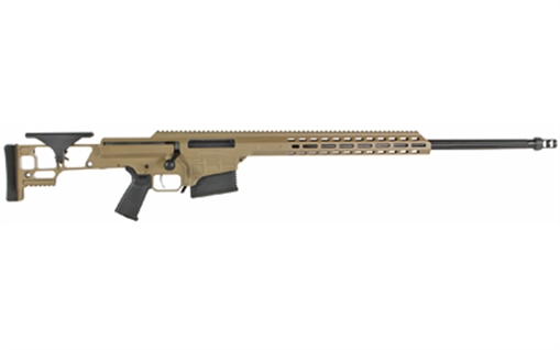 Barrett MRAD SMR, Bolt Action Rifle, 308 Winchester, 24" Barrel, 2 Port Muzzle Brake, Cerakote Finish, Flat Dark Earth, Fixed Stock, Adjustable Cheek Rest, Magpul MOE Grip, 10 Rounds, 1 Magazine 18515