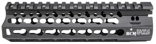 BCM KMR Alpha Handguard 7" Keymod Style Made of Aluminum with Black Anodized Finish for AR-15 KMRA7556BK