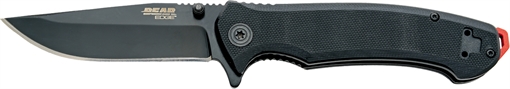 BEAR & SONS CUTLERY 112 BLACK G10 ASSISTED 61112