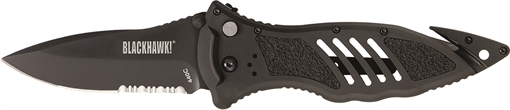 BEAR & SONS CUTLERY BLACKHAWK LG FOLD PART SER BH15M311BK