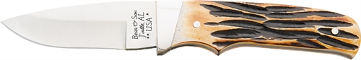 BEAR & SONS CUTLERY STAG BONE SKINNER 548