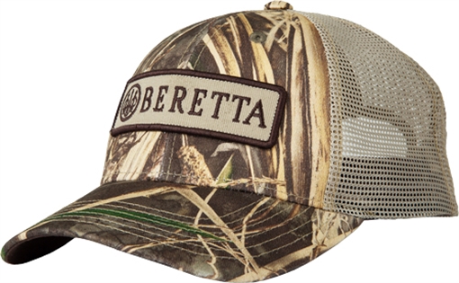 BERETTA CAP PATCH TRUCKER RECT PATCH MESH BACK RT MAX-7 BC06201660085A