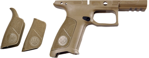 BERETTA FRAME APX FLAT DARK EARTH-NO FINGER GROOVES POLY E02046