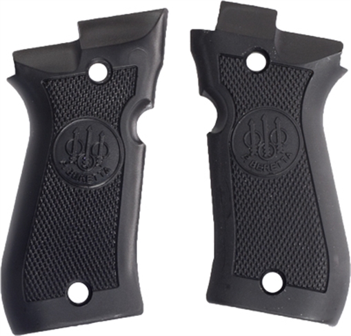 BERETTA GRIPS MODEL 84F/84FS FACTORY BLACK PLASTIC JG84FP