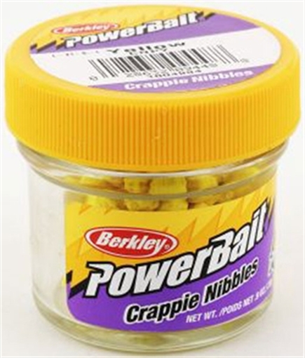 BERKLEY FISHING PRODUCTS CRAPPIE NIBBLES WHITE 1OZ CNW