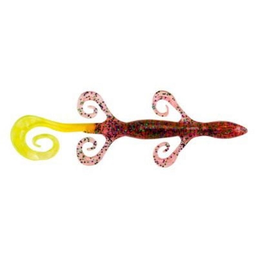 BERKLEY FISHING PRODUCTS POWER LIZARD 6" WTRMLN/CHT 9PK 1480572