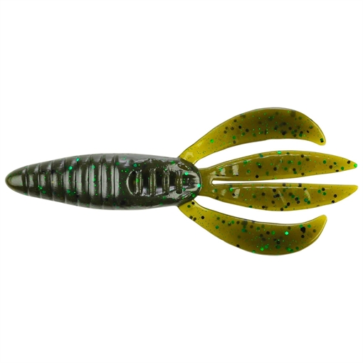 BERKLEY FISHING PRODUCTS PIT BOSS 4" GREEN PUMPKIN GREEN 8PK 1457700