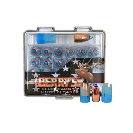 Berry's Blue Diamond .50 Cal. Muzzleloader Bullets with Sabots 275 gr 25/ct 53555