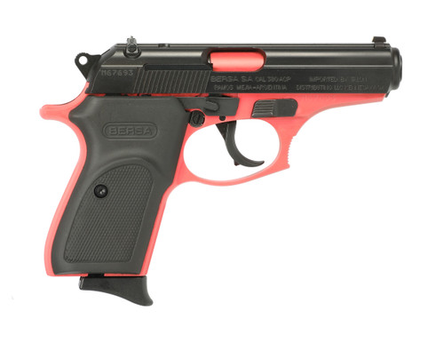 Bersa Thunder Lipsey's Exclusive 380 ACP, 3.5" Barrel, Coral Cerakote Frame, Black Slide/Grip, 8rd