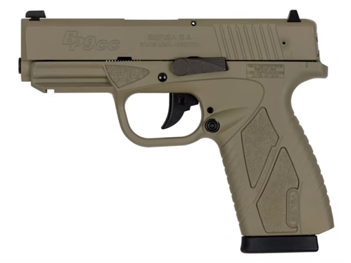 BERSA BP FULL FDE CERAKOTE FRAME HGA 9MM DA 3.2" BBL MATTE 8RD FC (96018) BP9FDECC