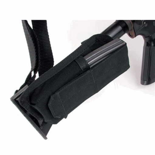 Blackhawk M4 Buttstock Mag Pouch Black Nylon Compatible w/20-Round/30-Round Magazines 52BS17BK