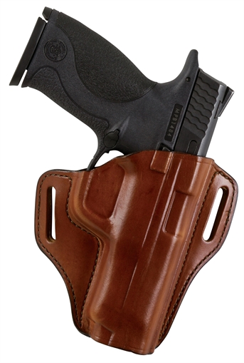 Bianchi 57 Remedy OWB Size 01 Tan Leather Belt Slide Fits S&W J Frame Fits S&W 36 Fits S&W 640 Right Hand 25052