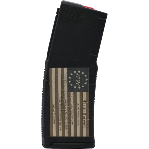 Black Rain Ordnance 1791 American Flag Rifle Magazine 5.56x45 NATO 30/rd BRO-MAG30-AMFLAG1791