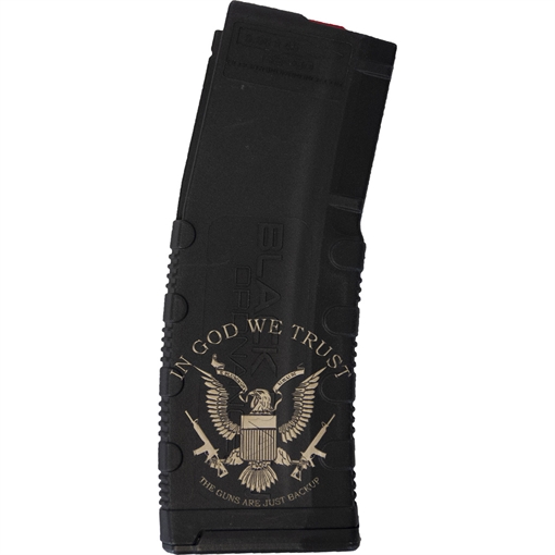 Black Rain Ordnance Black Rain Ordnance Lasered AR15 Magazine God's Gun 30 rd. BRO-MAG30-GODSGUN
