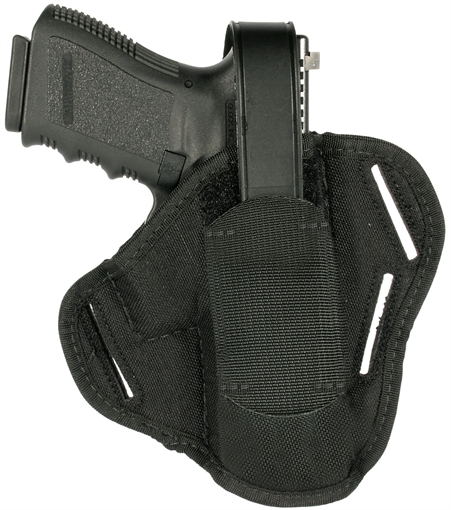 Blackhawk Pancake OWB Size 03 Black Cordura Nylon Belt Slide Fits Large Semi-Auto Fits 4-4.50" Barrel Ambidextrous 40PC03BK