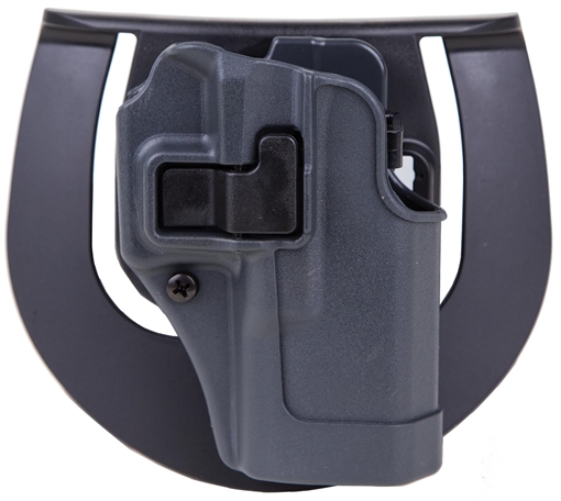 Blackhawk Serpa CQC Sportster OWB Gun Metal Gray Polymer Paddle Compatible w/Glock 19/23/32/36/45 Right Hand 413502BKR