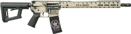 Black Rain Spec15 Army 250th Custom Package 5.56 16" Barrel, Light Sand , 3x 30Rd Mags
