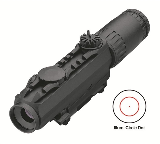 BLEMISHED Leupold Mark 4 CQ/T Rifle Scope - 1-3x14mm Illum. Circle Dot Reticle Matte LU 115767