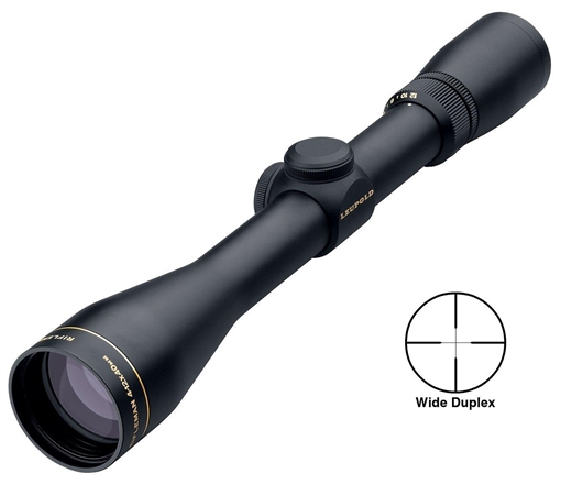 BLEMISHED Leupold Rifleman Rifle Scope - 4-12x40mm Wide Duplex 19.9-9.4' 4.9-3.7" Matte 56170B