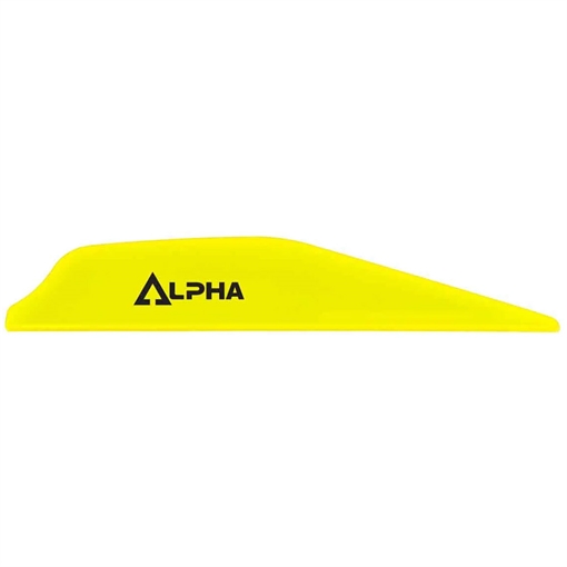 Bohning Bohning Alpha Vanes Neon Yellow 100 pk. 101062NY28