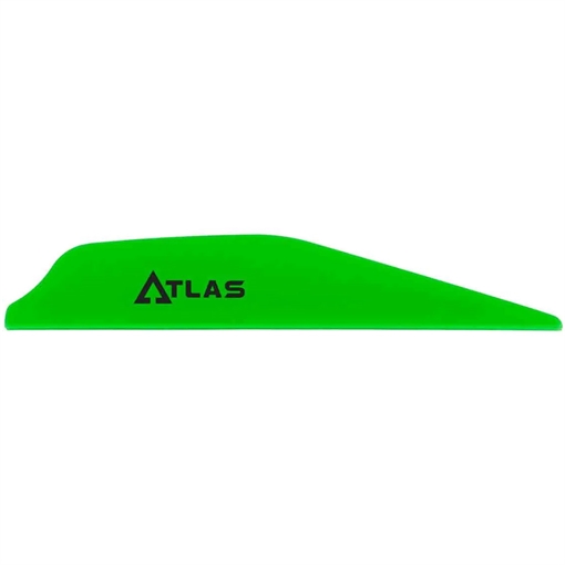 Bohning Bohning Atlas Vanes Neon Green 100 pk. 101072NG28