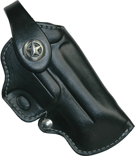 BOND ARMS BELT CLIP HOLSTER RH 3.5"BBL. MODELS LEATHER BLACK BHRT350BKRCST