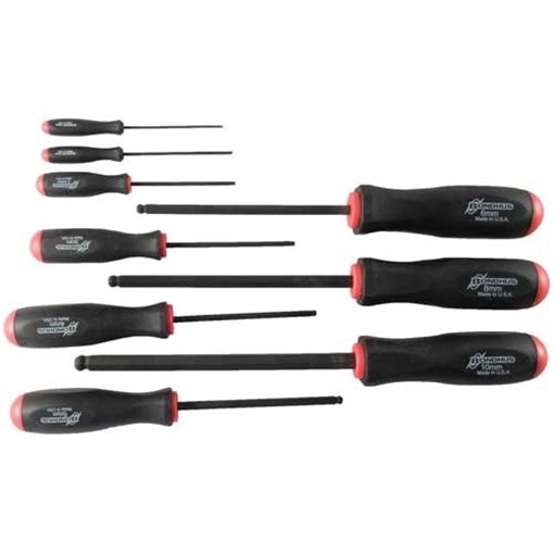 Bondhus BONDHUS 9-PIECE METRIC HEX SCREWDRIVER SET - 1.5MM-10MM 10699