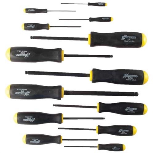 Bondhus BONDHUS 6-PIECE METRIC HEX SCREWDRIVER SET - 1.5MM-5MM 10686