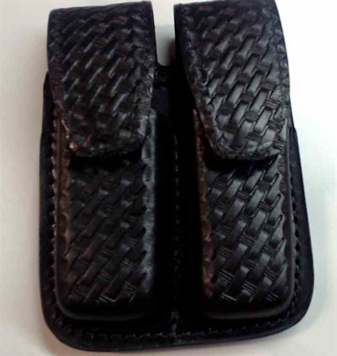 Boston Leather Double Magazine Holder For 9mm/40Cal. 5601HS-3