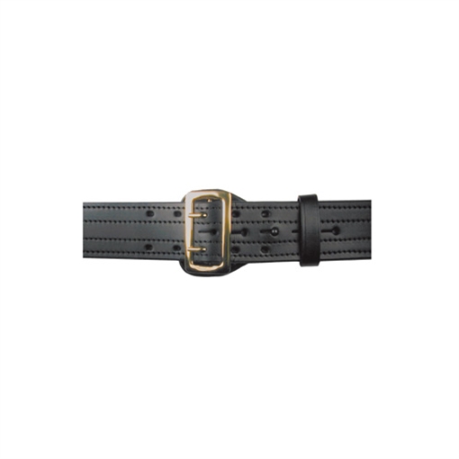 Boston Leather Sam Browne Belt, Four-Row Stitched, 2 1/4 Wide 6504-2-44