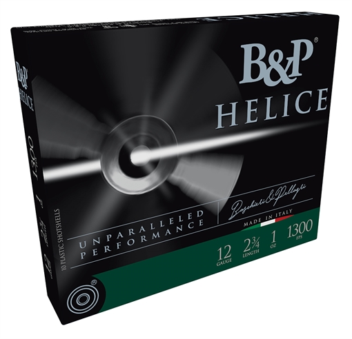 B&P Ammunition Helice Electro 12Gauge 2.75" 1oz 7.5Shot 10 Per Box/10 Case 12B1FEL7