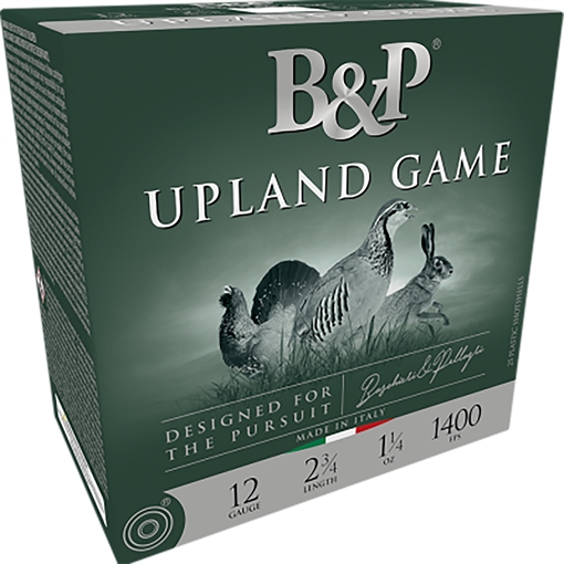 B&p Ammunition Upland Game 20Gauge 2.75" 7/8oz 7.5Shot 25 Per Box/10 Case 20B78UP7