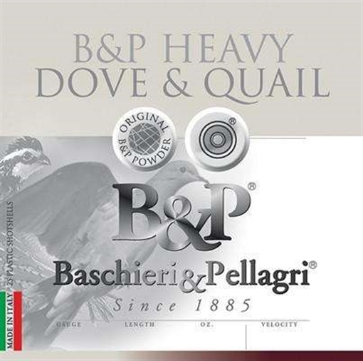 Baschieri & Pellagri B&P Dove & Quail Shotgun Loads 20 ga. 2.75 in. 1 oz. 1175 FPS 7.5 Shot 25 rd. 20BD75