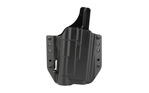 Bravo Concealment BCA Light Bearing, OWB Concealment Holster, 1.5" Belt Loops, Fits Glock 17/22/31/47 w/Streamlight TLR-1, Right Hand, Black, Polymer, Does not fit Glock Gen 5 40SW BC30-1004
