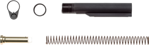 Bravo Company Stock Hardware Mount Kit, Fits AR Rifles, Mil-Spec Buffer Tube, Stock Kit Contains Buffer, Tube, Spring, & Hardware, Black BCM-STOCK-HARDWARE-KIT
