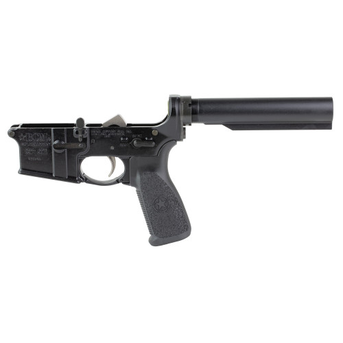 Bravo Company, Complete Lower Receiver, AR-15, Multi Caliber, Anodized Finish, Black, 7075 T6 Aluminum, Milspec Receiver Extension, Factory Cosmetic Blem